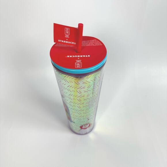 Monyee Chau  + Starbucks Pride Month Exclusive Summer Jungle Tumbler 24 oz NEW - Picture 3 of 8